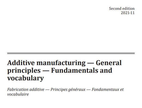 Front page of the document ASTM/ISO 52900