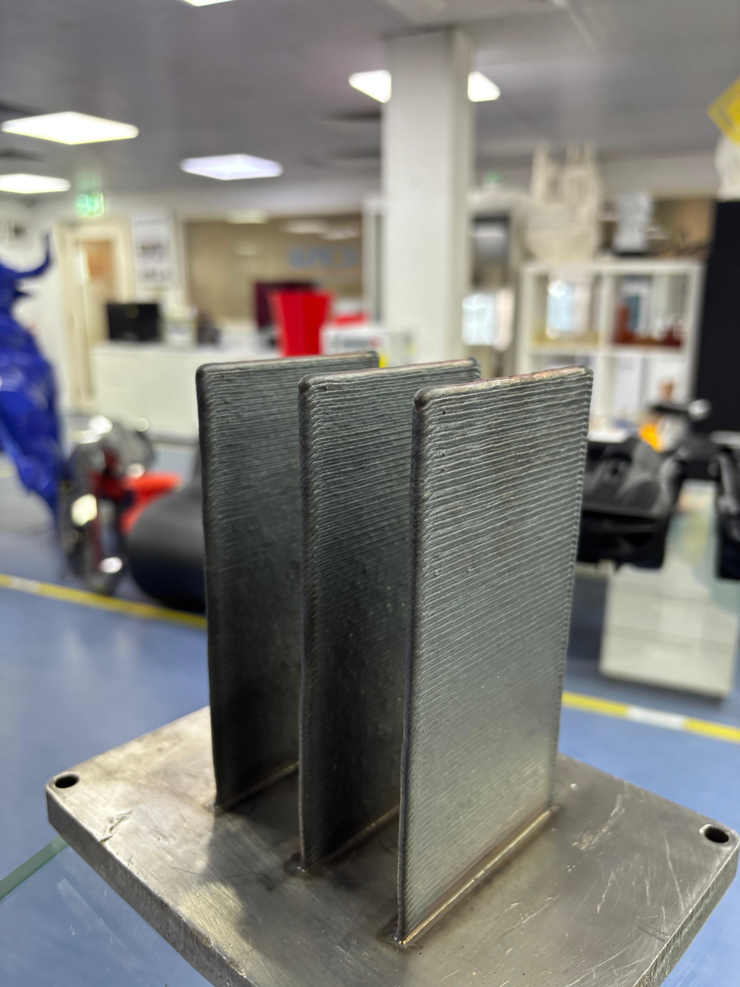 3D Printed part in Metal using Meltio printer